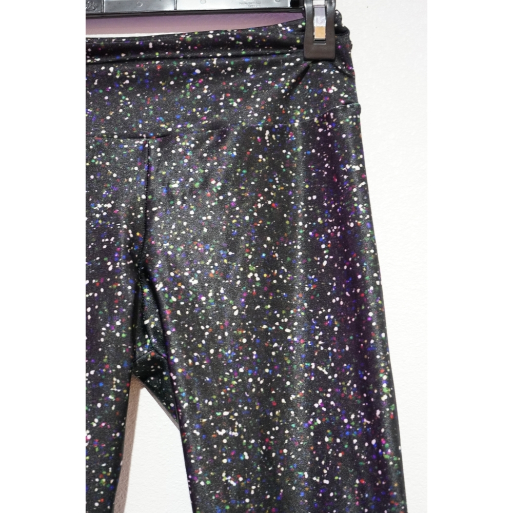 GOLDSHEEP Leggings Galaxy Rainbow Dots Spots Med
